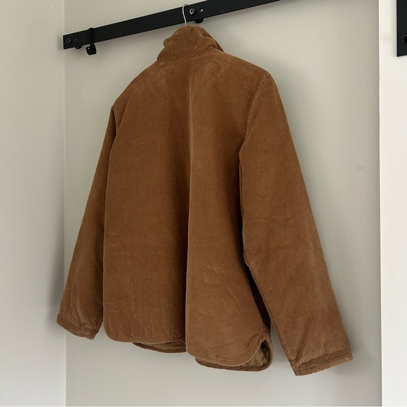 Vintage Corduroy Quilted Oversized Barn Chore Coat Jacket Women’s XL - Picture 7 of 11